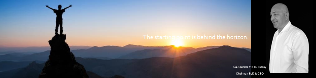 The starting point is behind the horizon